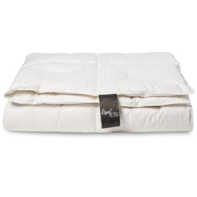 Dobbelt moskusdundyne - 100% europæiske dun - Helårsdyne - 200x220 cm - Dansk produceret - Royal By Borg - Varm dundyne
