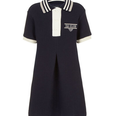 Emporio Armani Kjole - Navy m. Hvid
