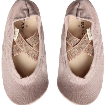 Sofie Schnoor Gymnastiksko - Dusty Rose m. Guldglimmer