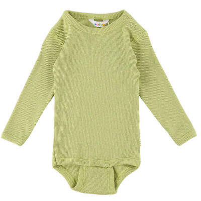 Joha Body l/æ - Rib - Støvet Grøn