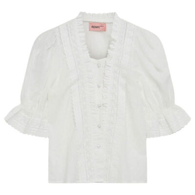Designers Remix Skjorte - Velma Lace - Cream