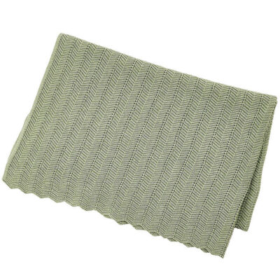 Smallstuff Babytæppe - Strik - Soft Green