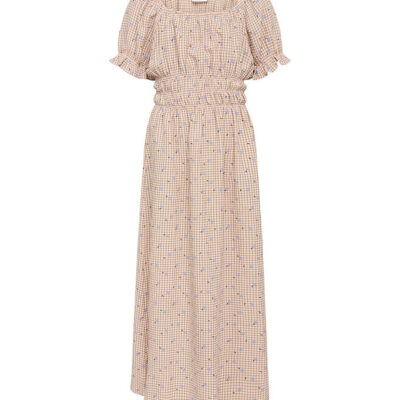 Grunt Kjole - Alis - Viskose/Polyester - Peach