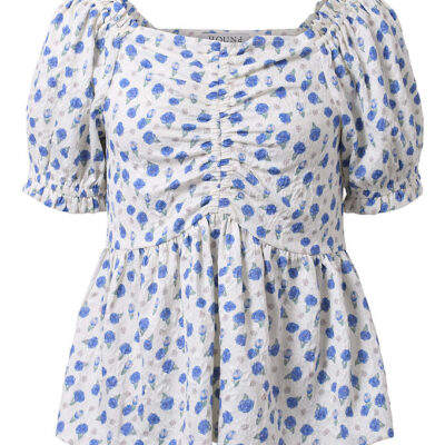 Hound Top - Flower - Light Blue