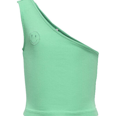 Kids Only Top - Rib - Oneshoulder - KogNessa - Spearmint