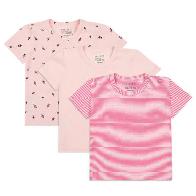 Hust and Claire T-shirt - 3-pak - Alda - Icy Pink m. Marieh�ns
