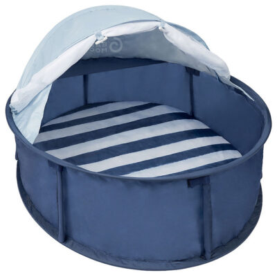 BabyMoov UV-Telt 2-i-1 med Insektbeskyttelse, Blue/White