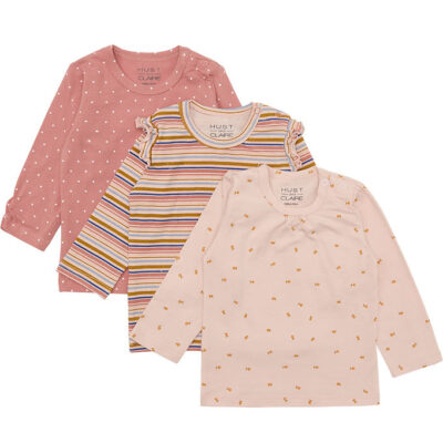 Hust and Claire Bluse - 3-pak - Alda - Peach Dust