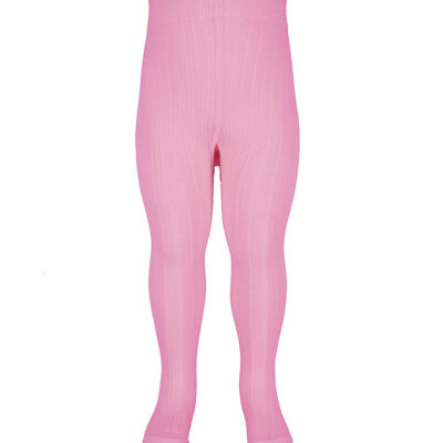 Joha Strømpebukser - Rib - Uld - Rosa