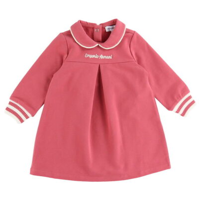 Emporio Armani Sweatkjole - Slate Rose m. Hvid