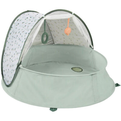 BabyMoov Aquani Provence UV-Telt 3-i-1 med Insektnet, Grøn/Hvid