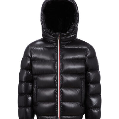 Moncler Dunjakke - New Aubert - Sort
