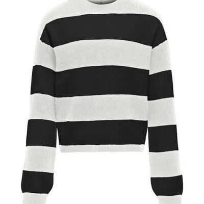 Kids Only Bluse - Strik - KogFranca - Noos - Cloud Dancer/Wide S