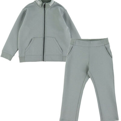 Emporio Armani Cardigan/Bukser - Silver Blue