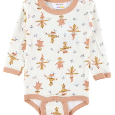 Joha Body l/æ - Uld/Bambus - Off White