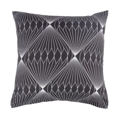 Pudebetræk 60x63 cm - 100% Bomuld - Diamond grey