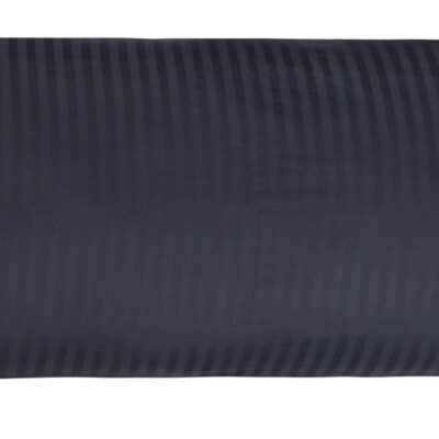 Pudebetræk 50x150 cm - 100% bomuldssatin - Multipude - Klassisk mørkeblå striber