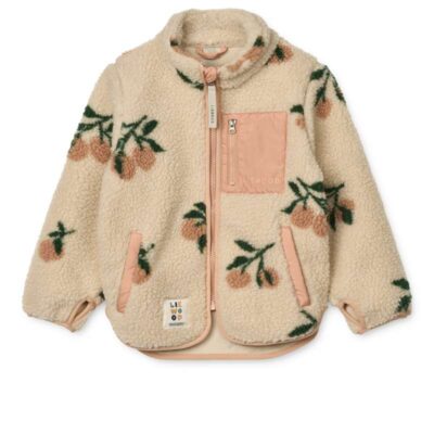 Liewood Nolan Fleecejakke - Peach/Sea Shell