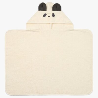 Liewood Babyhåndklæde - Vilas - Panda - Creme De La Creme