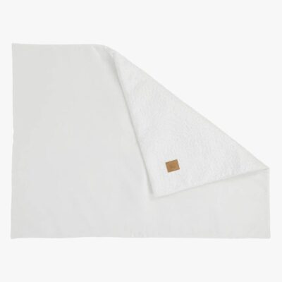 MeowBaby Boucle Babytæppe Winter, White