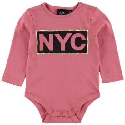 Petit by Sofie Schnoor Body l/æ - Mørk Pink m. NYC