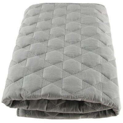 Smallstuff Legetæppe - 100x100 - Quilted - Lysegrå