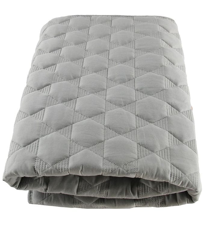 Smallstuff Legetæppe - 100x100 - Quilted - Lysegrå