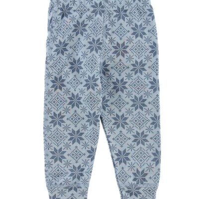 Joha Leggings - Uld - Lyseblå m. Stjerner