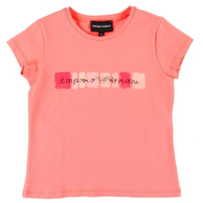 Emporio Armani T-shirt - Koral m. Print