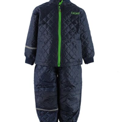 CeLaVi Termotøj - Navy m. Grøn