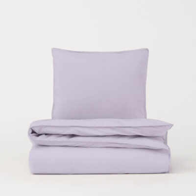 DAWN Faconlagen (160x200x35) - Lavender Mist - 100% økologisk bomuld - Lavendel
