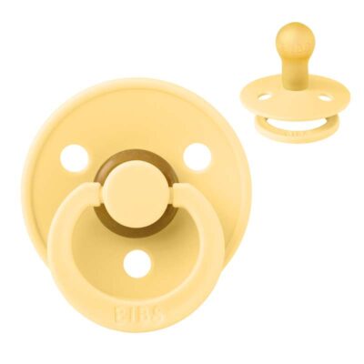 BIBS Rund Colour Sut - Str. 1 - Naturgummi - Pale Butter