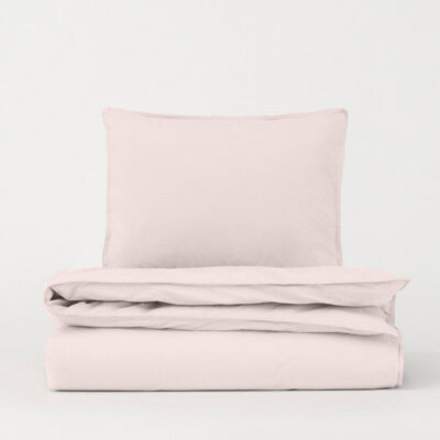 DAWN Dynebetræk Baby/Junior - Soft Rose - 100x140 cm - 100% økologisk bomuld -
