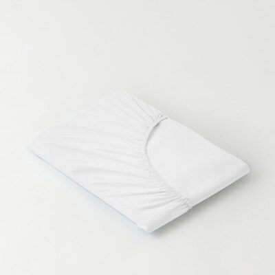 DAWN Faconlagen (160x200x35) - Bright White - 100% økologisk bomuld -