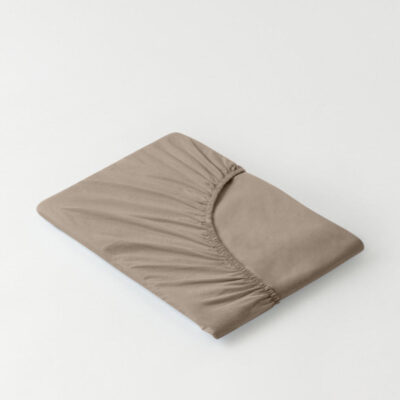 DAWN Faconlagen (180x200x35) - Stone - 100% økologisk bomuld -