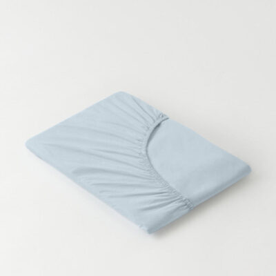 DAWN Faconlagen (90x200x35) - Arctic Blue - 100% økologisk bomuld -