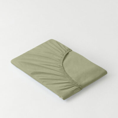 DAWN Faconlagen (90x200x35) - Nordic Green - 100% økologisk bomuld -