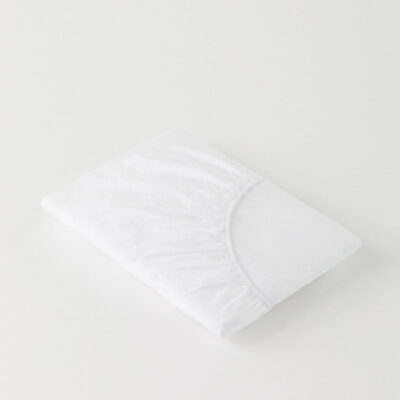 DAWN Faconlagen (180x200x35) - Bright White - 100% økologisk bomuld -