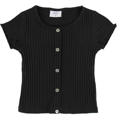 Grunt T-shirt - Hin - Rib - Sort