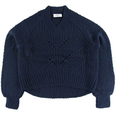 Grunt Bluse - Hedvig - Strik - Night Blue