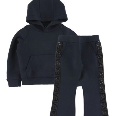 Emporio Armani Hættetrøje/Bukser - Navy m. Gummi