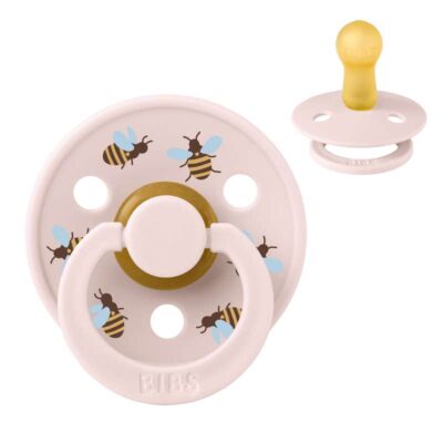 BIBS Rund Colour Sut - Str. 2 - Naturgummi - Bumblebee Studio - Petal