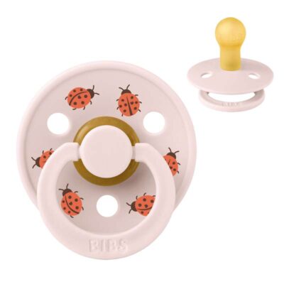 BIBS Rund Colour Sut - Str. 1 - Naturgummi - Ladybug Studio - Petal