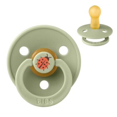 BIBS Rund Colour Sut - Str. 2 - Naturgummi - Ladybug Studio - Sage