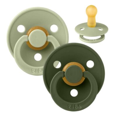 2 pk. Colour sut 6-18 mdr. latex - sage/hunter green