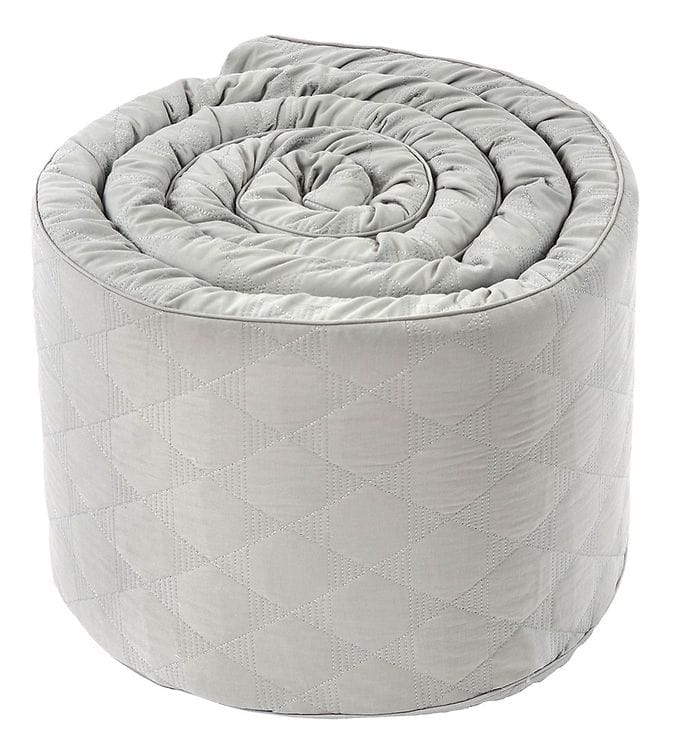 Smallstuff Sengerand - Quilted - Soft Grey