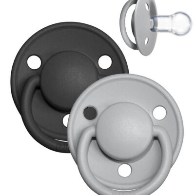 Bibs De Lux Sutter - Onesize - 2-pak - Rund - Cloud/Black