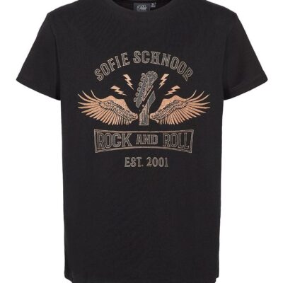 Petit by Sofie Schnoor T-shirt - Felina - Sort m. Print