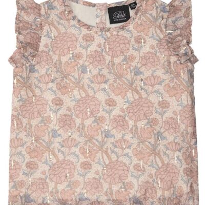 Petit by Sofie Schnoor Top - Ella - Rosa m. Blomster
