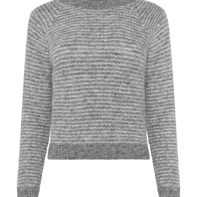 Grunt Bluse - Strik - GrCienne - Dark Grey